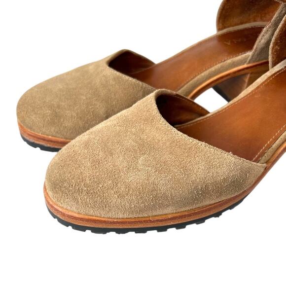 Portland Leather Goods PATINA Mary Jane Shoes in Beige Women's Size EU 40 = US 9 - Picture 6 of 14